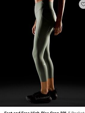 Lululemon Fast & Free Crop 23